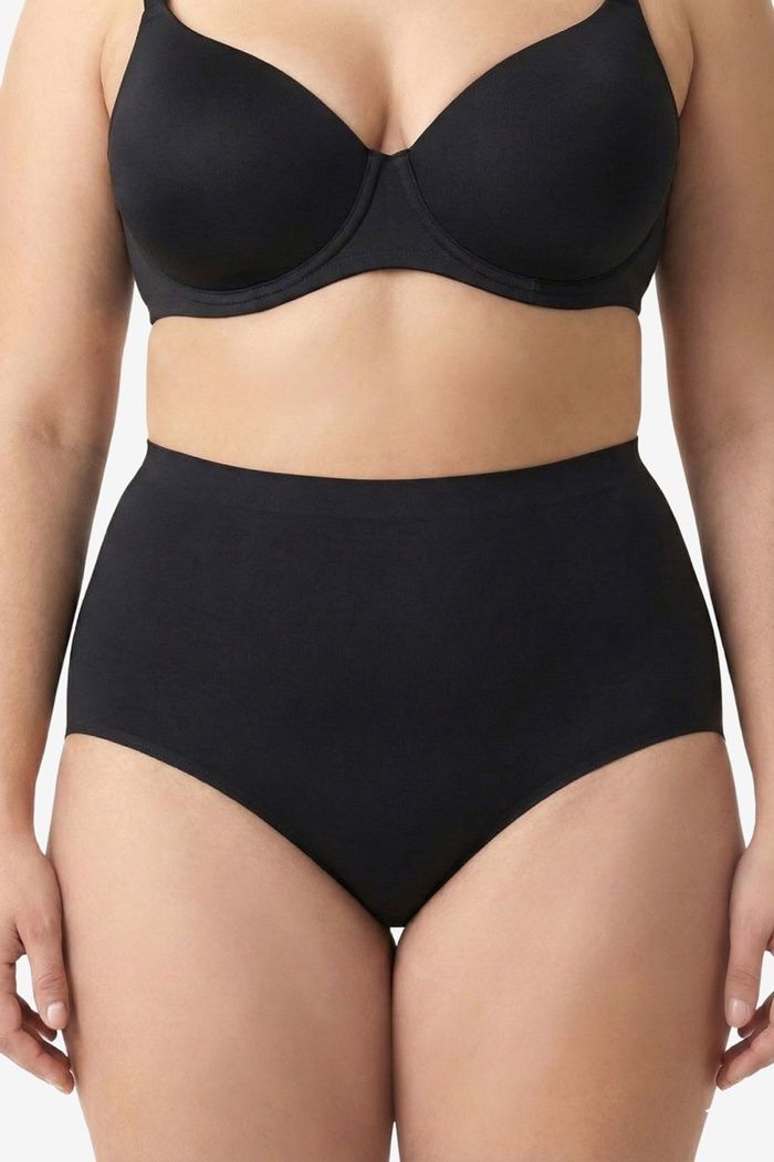 Жіночі утягуючі трусики 522-black-xl фото