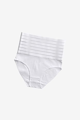 Женские утягивающие корсетные трусики из хлопка 5884-white-xl фото