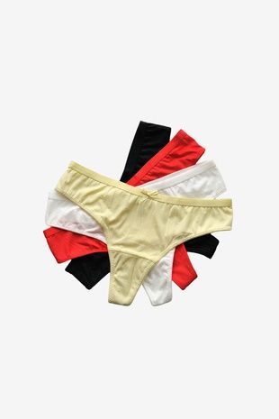 Женские трусики стринги большого размера NADIZI, набор с 4 трусиков 9226-red-xl фото